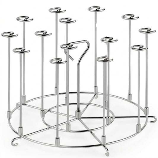MeiHong 15 Pack Stainless-Steel Barbecue Skewers