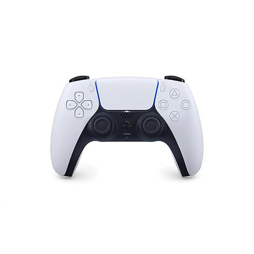 White PlayStation DualSense Wireless Controller with Haptic Feedback