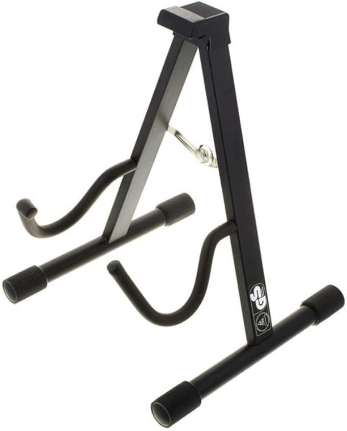 Millenium GS-2001E Folding Electric Guitar Stand - Black Finish