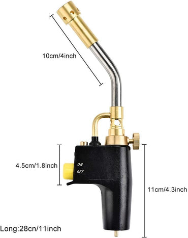 InLoveArts High-Intensity Propane Torch with 3 Replaceable Nozzles