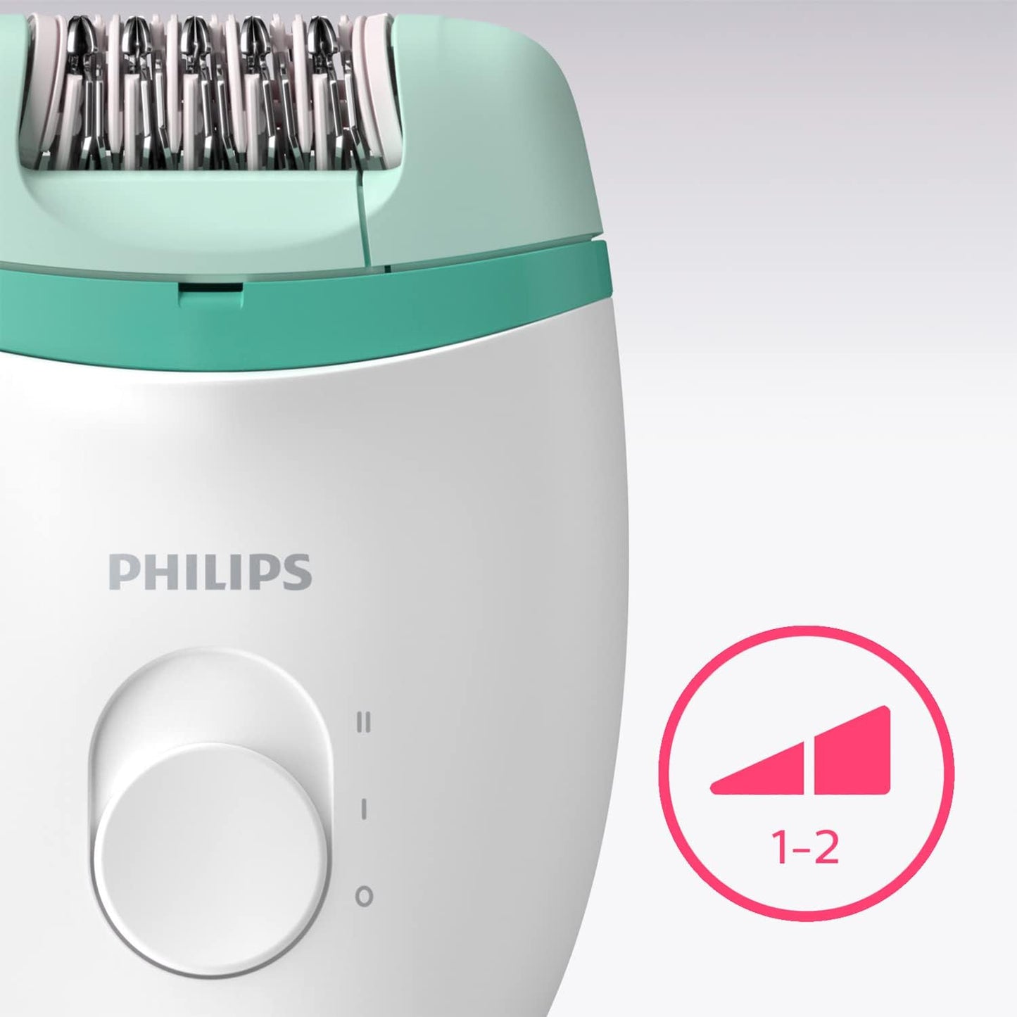 Philips Satinelle Essential Compact Epilator BRE224/00 - Gentle Hair Removal