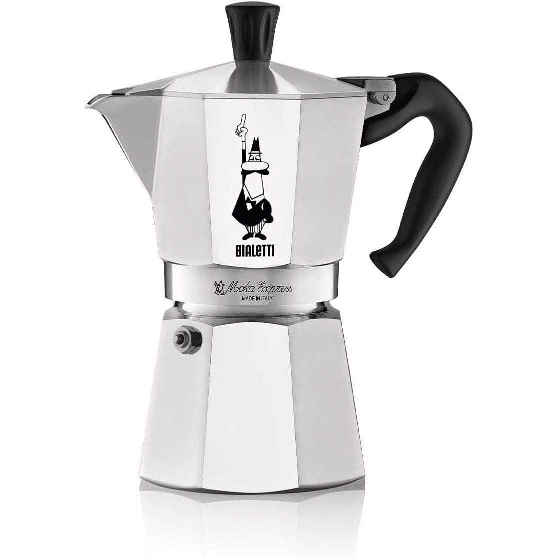 Bialetti Moka Express 6‑Cup Aluminum Stovetop Espresso Maker