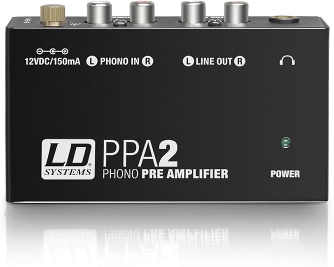 LD Systems PPA 2 Black Phono Preamplifier and Equalizer