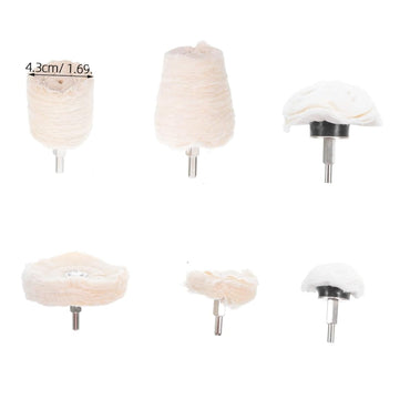 Measurement chart of decorative knobs with dimensions on a white background