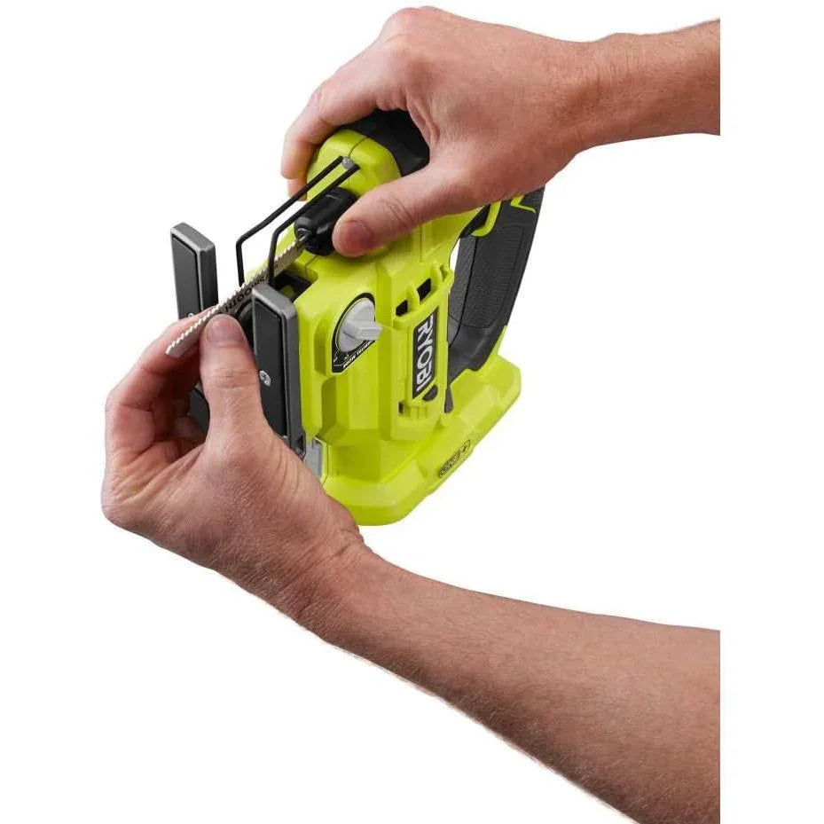 Ryobi 18V ONE+ Brushless Green Jigsaw – battery and battery charger included - Gomix Brands Outlet