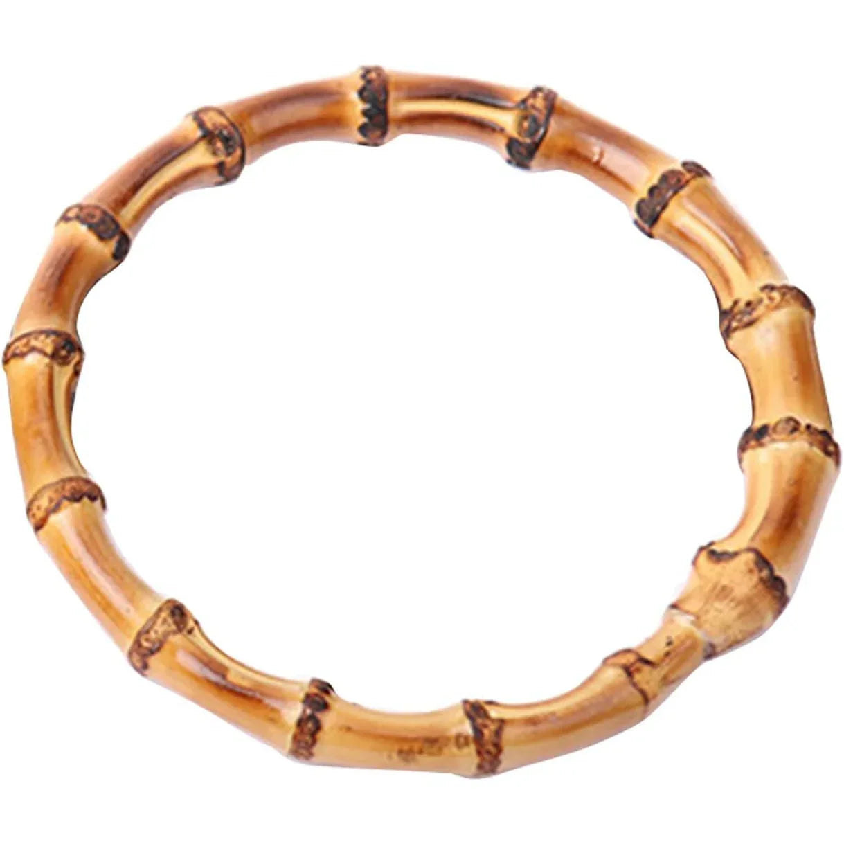 Handmade Slub-Alloy Flat Round Bag Handle Replacement for Women - Gomix Brands Outlet