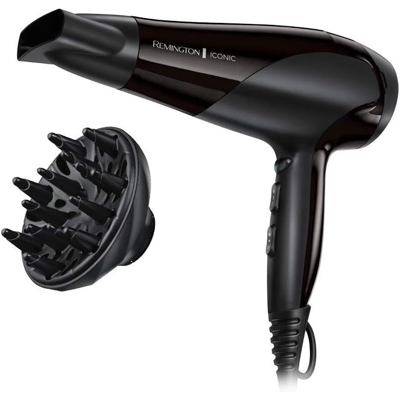 Remington Ionic 2200W Hair Dryer with Diffuser & Concentrator
