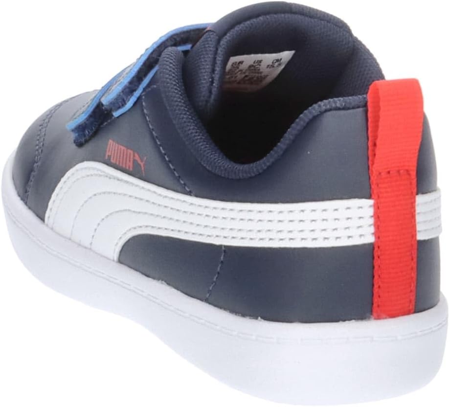 Puma Courtflex v2 V PS Unisex Kids' Sneakers - Comfortable Hook-and-Loop Closure