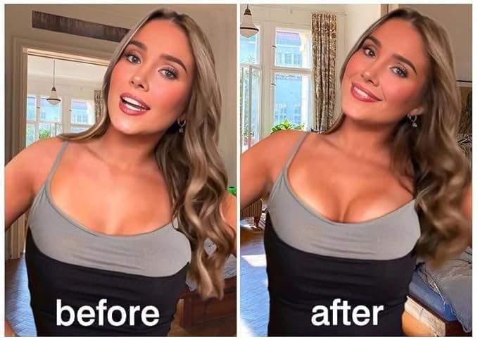 Mekahik Kiss Strapless Invisible Adhesive Bra with Front Clip