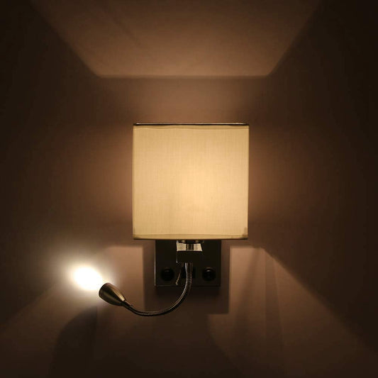 Modern LED Wall Lamp Bedside Bedroom Applique Sconce with USB Switch