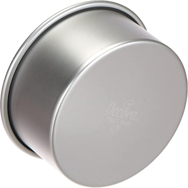 Decora Professional Round Baking Mould 15cm Diameter Anodized Aluminum