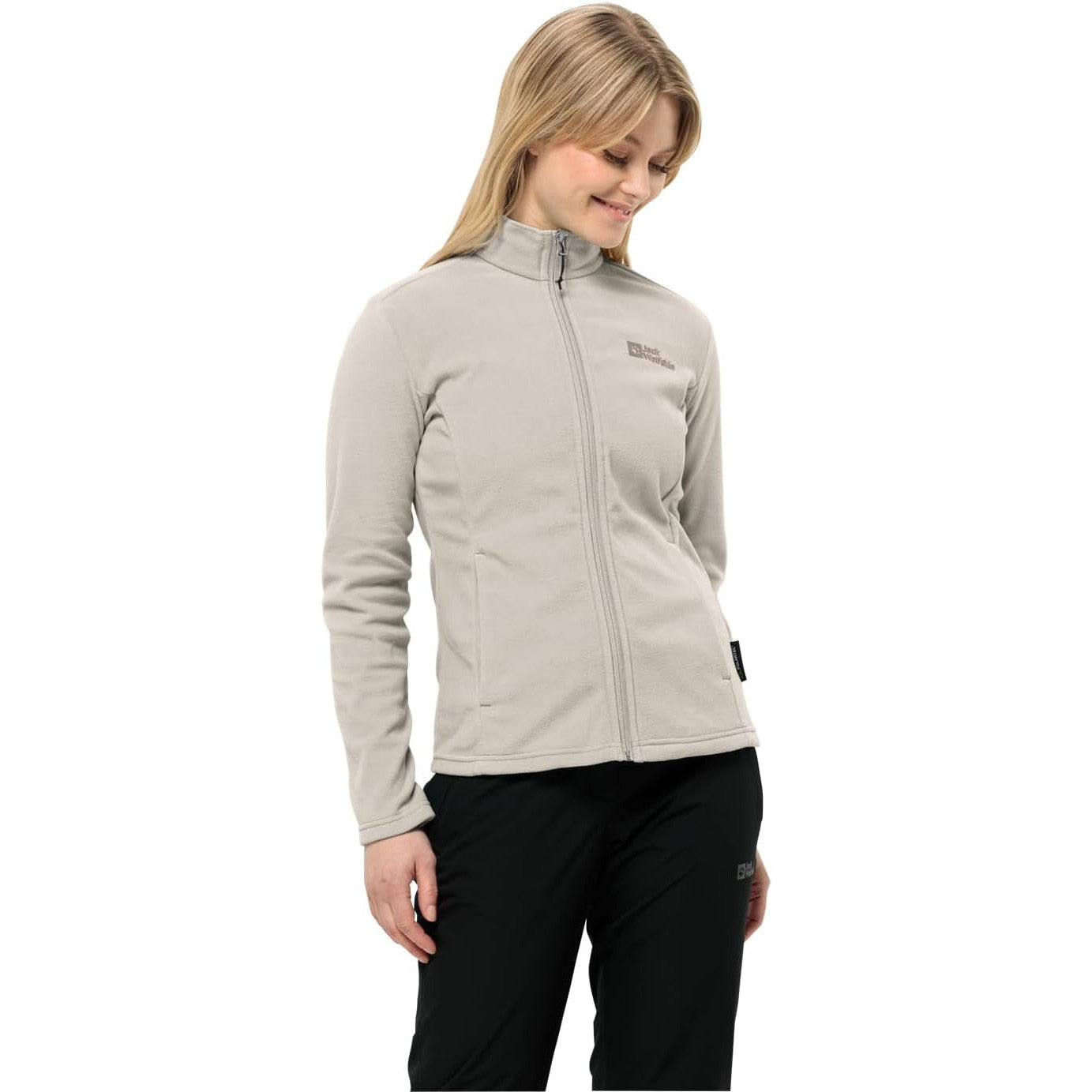 Jack Wolfskin Women’s Taunus Fleece Jacket – Lightweight Recycled Outdoor Layer