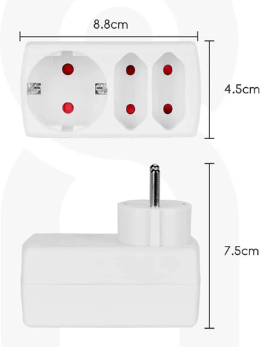 Portable 3 Way Power Socket - Gomix Brands Outlet