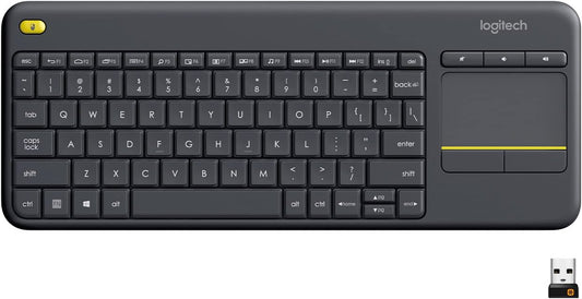 Logitech K400 Plus Wireless Touch TV Keyboard with Built‑in Touchpad