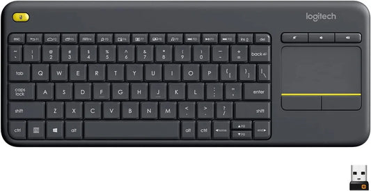 Logitech K400 Plus Wireless Touch TV Keyboard with Built‑in Touchpad - Gomix Brands Outlet