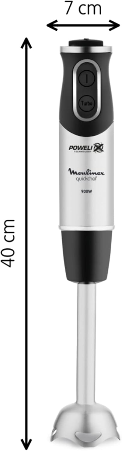 Moulinex Quickchef 3-in-1 1000W Immersion Blender with 0.8L Cup