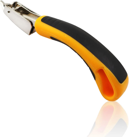 Heavy Duty Yellow Staple Remover with Rubber Grip