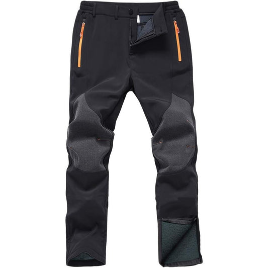 Gash Hao Men's Waterproof Softshell Snowboard Pants for Skiing and Hiking