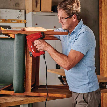 Einhell TC-EN 20 E Electric Nail & Staple Gun with Safety Nose for Home DIY Projects - Gomix Brands Outlet