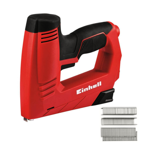 Einhell TC-EN 20 E Electric Nail & Staple Gun with Safety Nose for Home DIY Projects