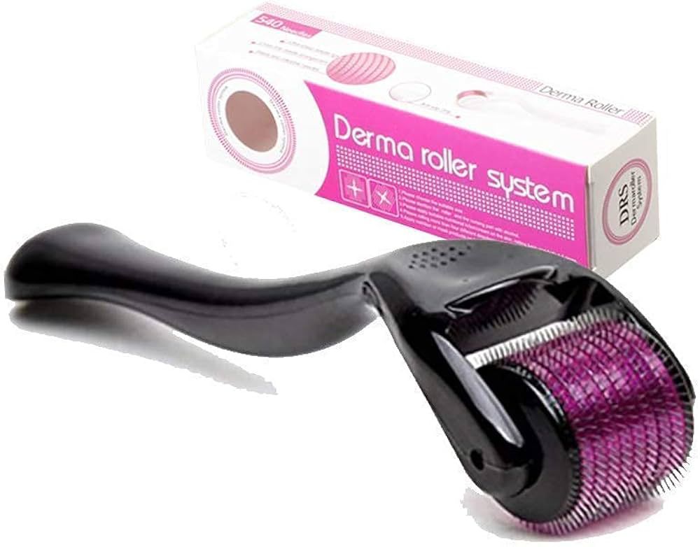 Professional 540-Needle Derma Roller System for Enhanced Skin Rejuvenation