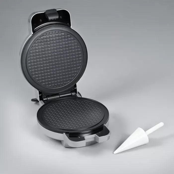 Severin HA 2082 Waffle Maker: Non-Stick, Adjustable Temperature, Silver