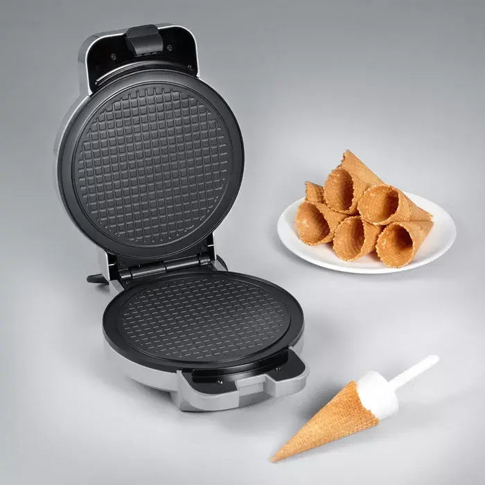 Severin HA 2082 Waffle Maker: Non-Stick, Adjustable Temperature, Silver