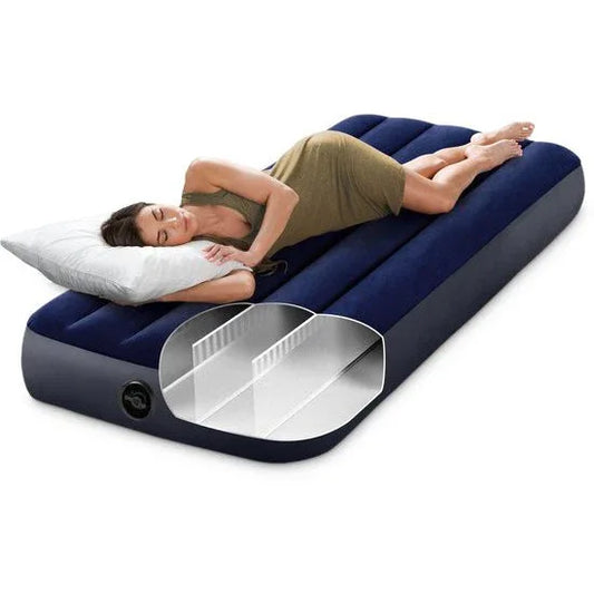 Intex Dura-Beam Classic Downy Air Bed: Compact, Comfortable, Portable Sleeping Solution - Gomix Brands Outlet