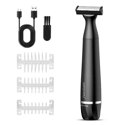 Funstant Dual‑Sided Body Groomer & Hair Trimmer for Men