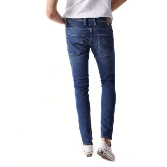 Men's Denim Skinny Low Rise Jeans with 5-Pocket Stretch Fit - Gomix Brands Outlet