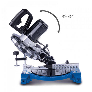 Scheppach HM210L 1500W Sliding Mitre Saw: Precision Cuts with Integrated Laser