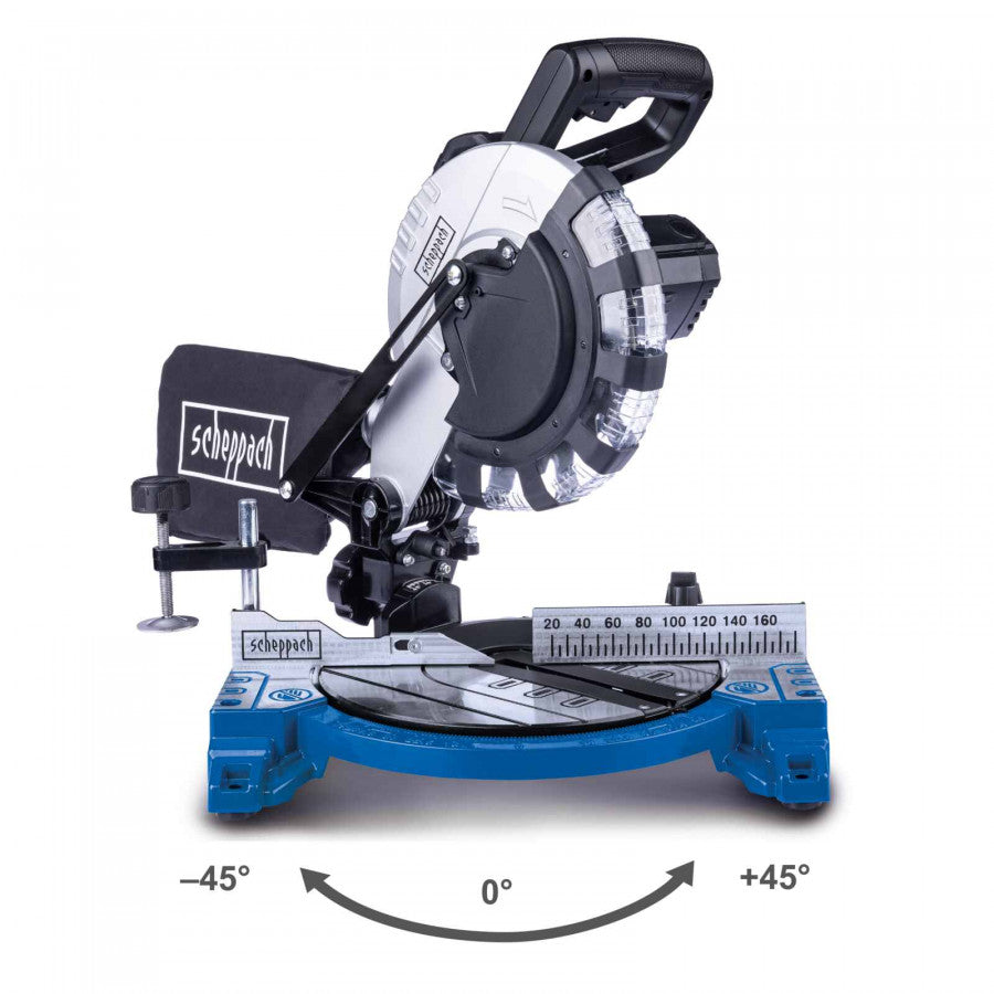 Scheppach HM210L 1500W Sliding Mitre Saw: Precision Cuts with Integrated Laser
