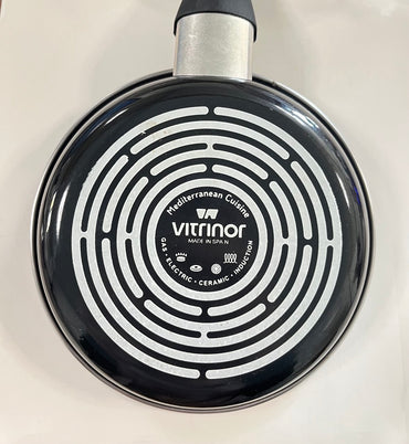 Magefesa Black 16cm Steel Nonstick Frying Pan for Induction Hobs