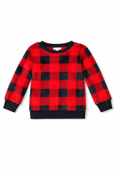 Cat & Jack Kids’ Cozy Buffalo Plaid Pajama Set - Gomix Brands Outlet