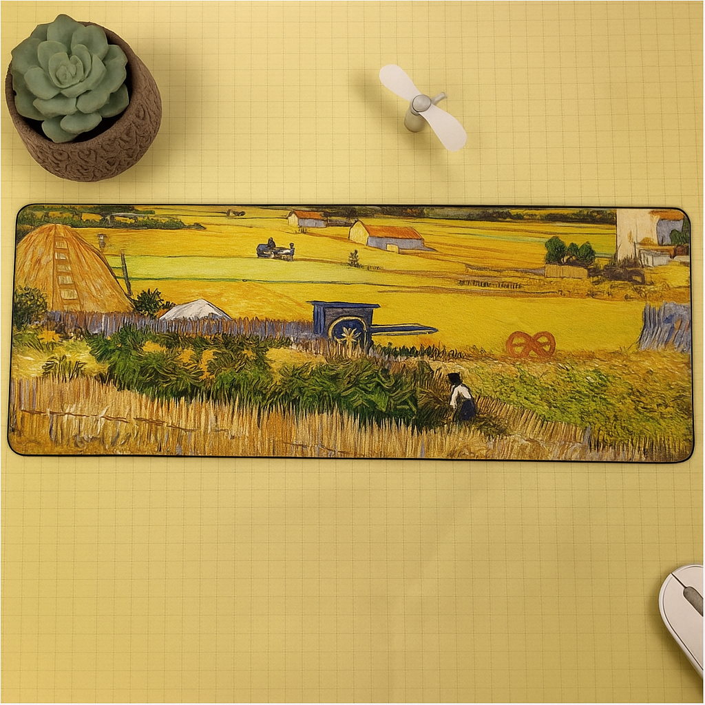 Van Gogh Large Oversized Mouse Pad – 30x78 cm, Non‑Slip