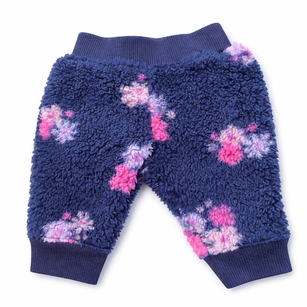 Cat & Jack Navy Blue Floral Pull-On Pants