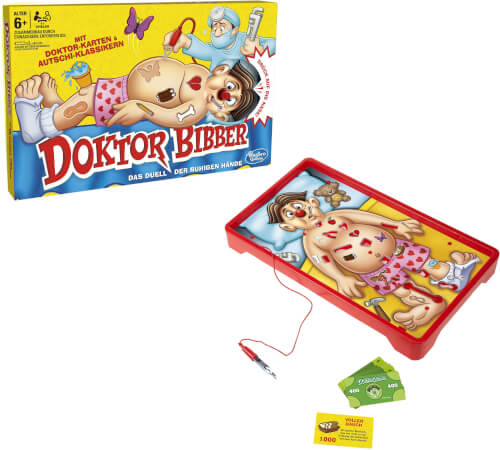 Classic Operation Game: Doctor Bibber Exciting Skill Challenge for Kids
