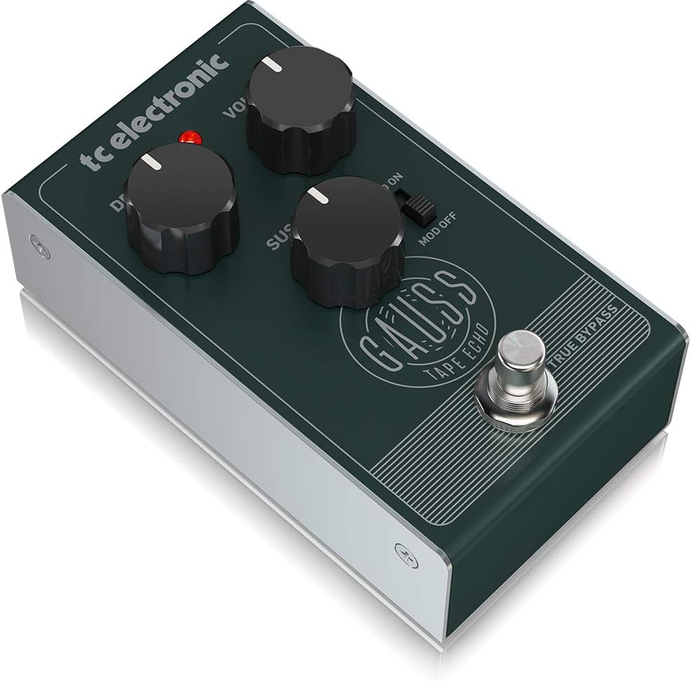 t.c Electronic GAUSS Tape Echo Pedal with Mod Switch