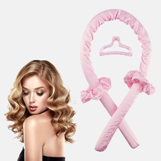 Ever Fairy Heat-Free Silk Curling Band with Hair Pin – Rose