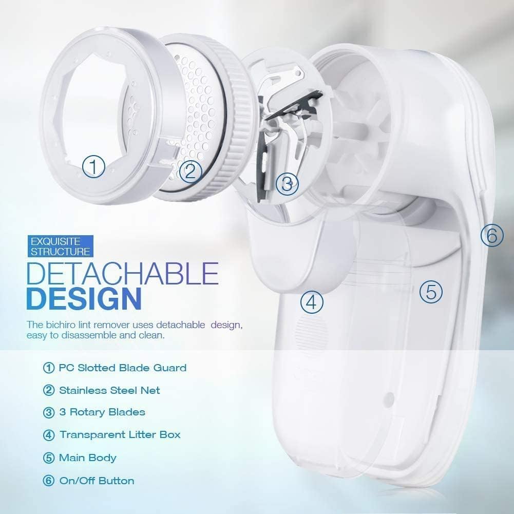 Portable Electric Lint Remover: Fabric Shaver for Clothes, Jumpers, Furniture, and More