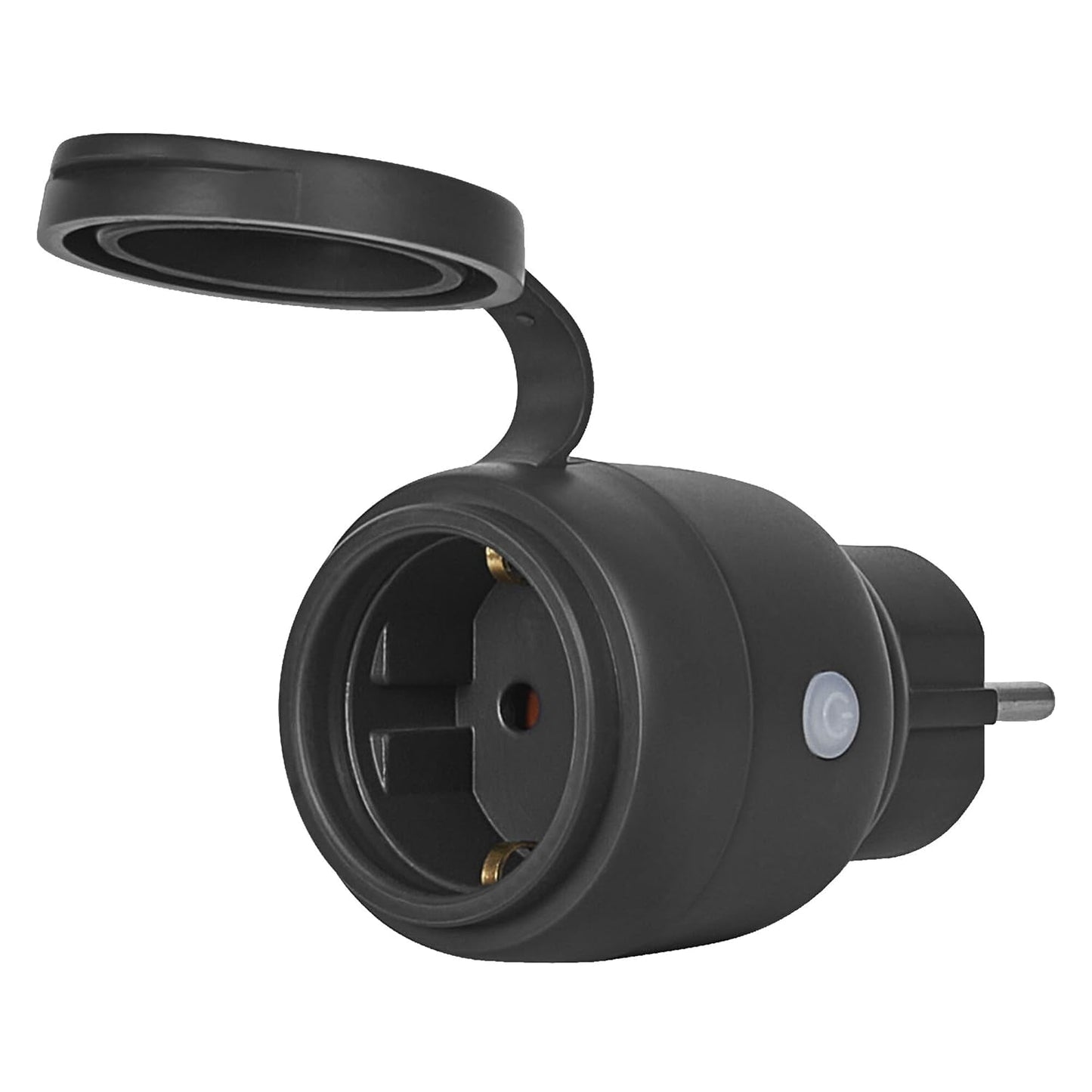 Smart Outdoor Plug with Energy Monitoring, ZigBee Control for Alexa & Google Home
