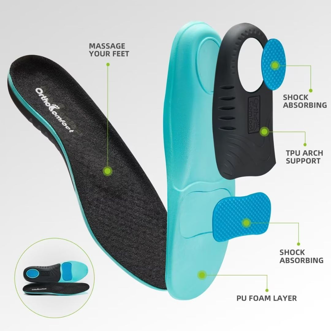 Men's Arch Support Slip-On Loafers for Plantar Fasciitis Comfort