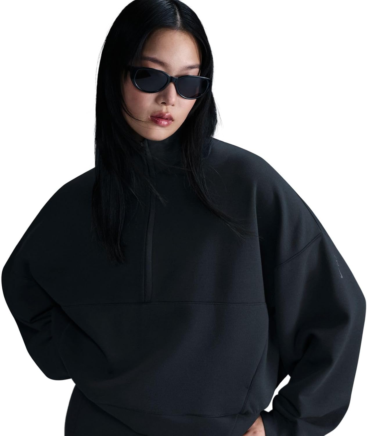 Nike ImpossiblySoft Oversized Dri-FIT Half Zip Top for Women