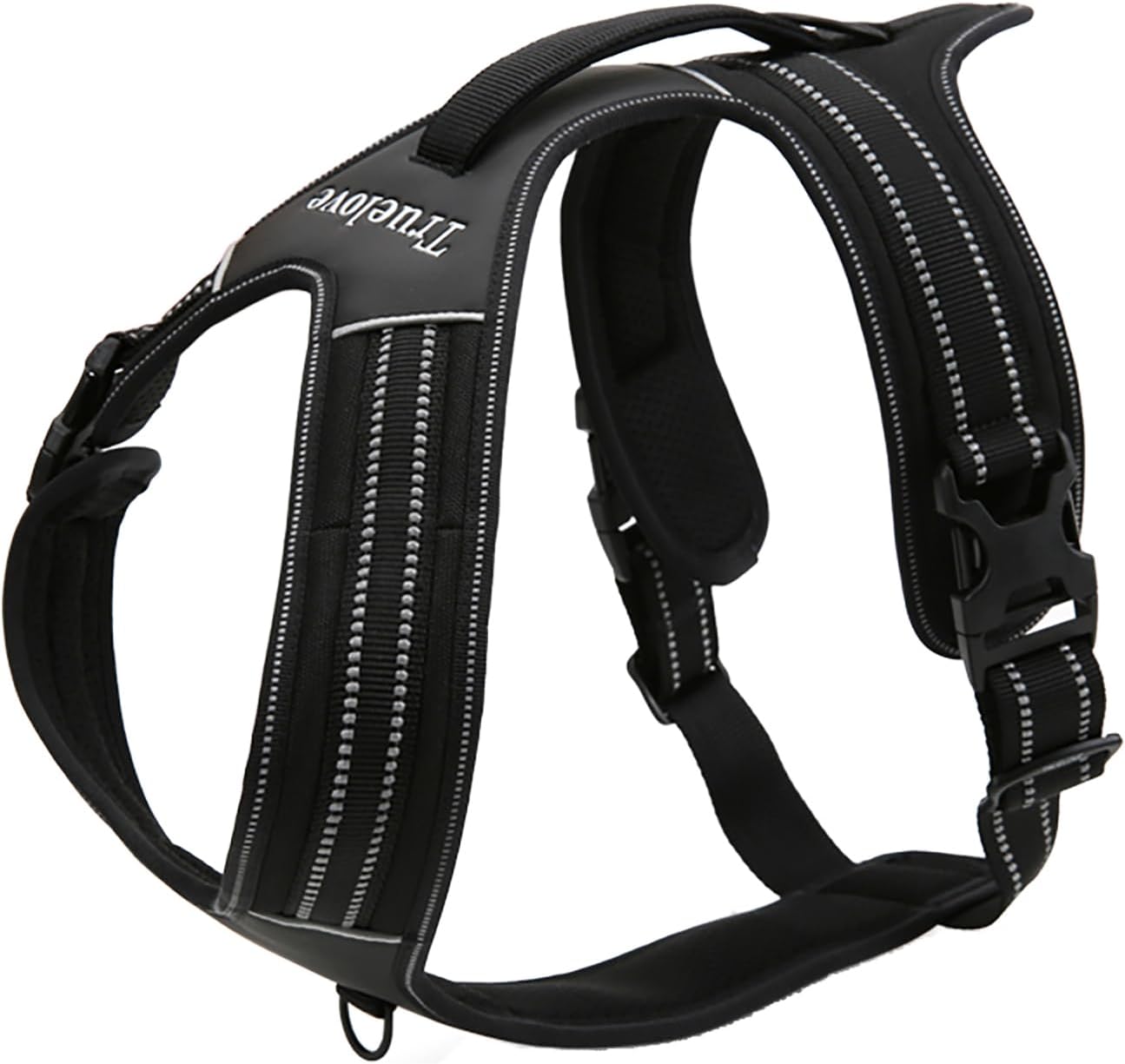 Truelove TLH5551 No Pull Dog Harness with Handle - Black