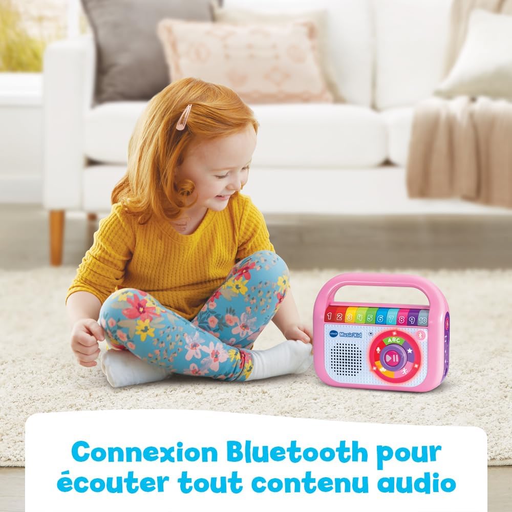 VTech Music'Kid Rose Bluetooth Musical Player for Kids