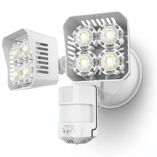 SANSI 36W LED Motion Sensor Flood Light – 3600lm, Daylight, Waterproof