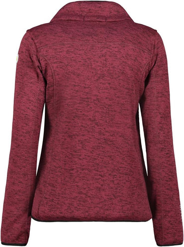 Geographical Norway Women's Teden Fleece Winter Jacket - Warm Bordeaux