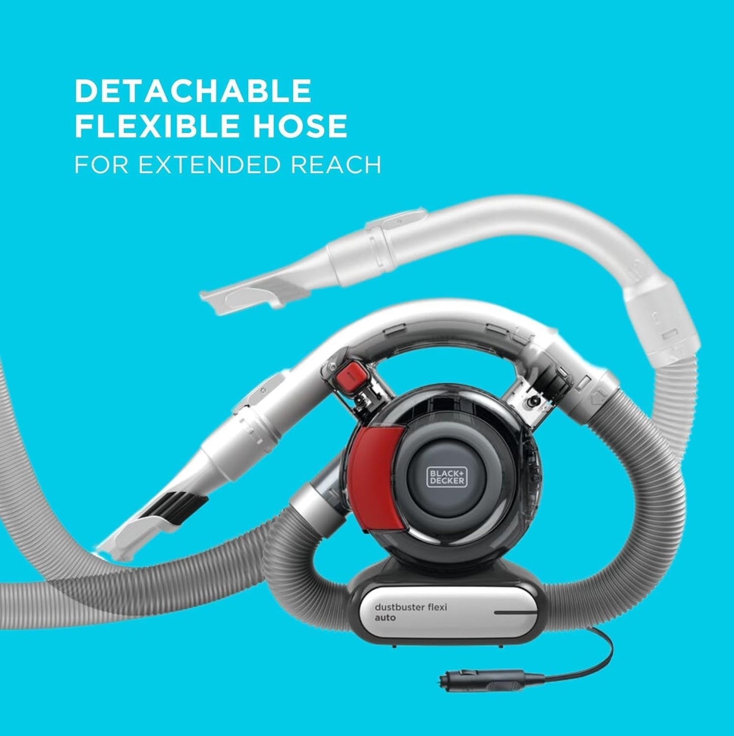 Black+Decker Dustbuster Flexi PD1200AV 12V Car & Hand Vacuum