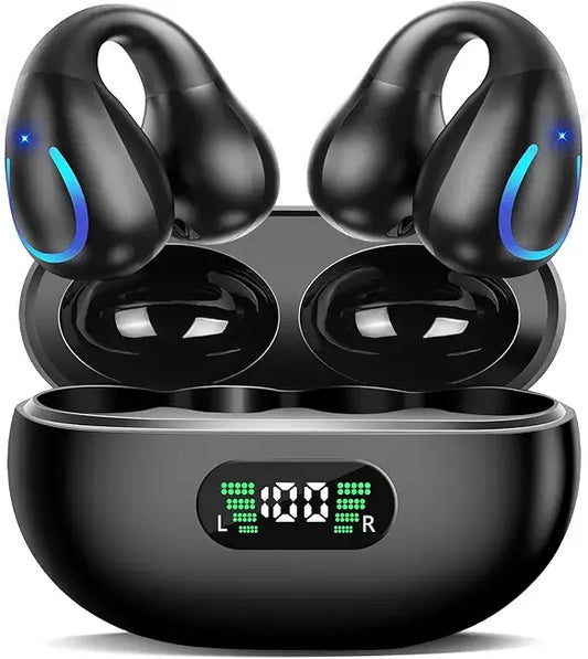 YYK-Q71 Ultra Open Ear Bluetooth 5.3 Wireless Clip-On Sport Earbuds - Gomix Brands Outlet