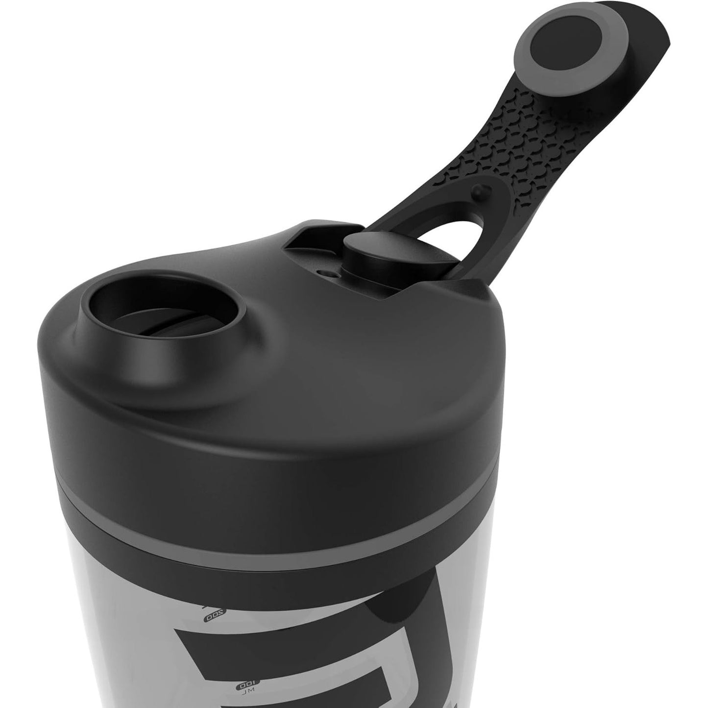 Promixx Original Battery-Operated Shaker Bottle 600ml Black Grey